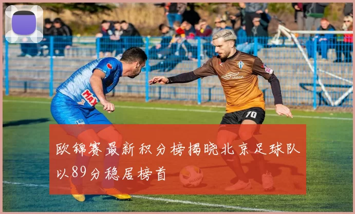 欧锦赛最新积分榜揭晓北京足球队以89分稳居榜首