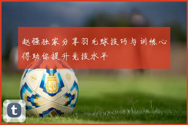 赵强独家分享羽毛球技巧与训练心得助你提升竞技水平