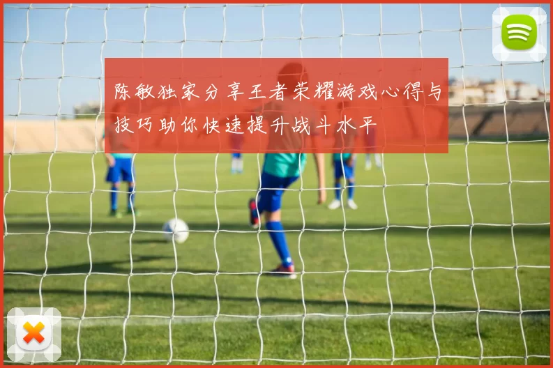 陈敏独家分享王者荣耀游戏心得与技巧助你快速提升战斗水平